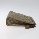 GUCCI GG Supreme Clutch Bag PVC Beige Gold 97 01 038 Auth 124397-3