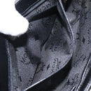 MCM Shoulder Bag Leather Black Gold Auth 124398-20