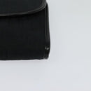 Christian Dior Trotter Canvas Chain Shoulder Bag Brown Gold Auth 124400-11