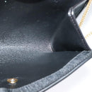 Christian Dior Trotter Canvas Chain Shoulder Bag Brown Gold Auth 124400-18