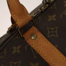 LOUIS VUITTON Monogram Keepall 55 Boston Bag M41424 LV Auth 124409-14