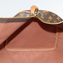 LOUIS VUITTON Monogram Keepall 55 Boston Bag M41424 LV Auth 124409-19