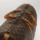 LOUIS VUITTON Monogram Keepall 55 Boston Bag M41424 LV Auth 124409-6