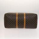 LOUIS VUITTON Monogram Keepall 55 Boston Bag M41424 LV Auth 124409-9