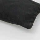 PRADA Shoulder Bag Nylon Black Silver Auth 124420-15