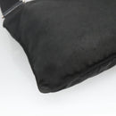 PRADA Shoulder Bag Nylon Black Silver Auth 124420-18