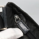 PRADA Shoulder Bag Nylon Black Silver Auth 124420-8
