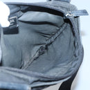 PRADA Shoulder Bag Nylon Black Silver Auth 124420-22