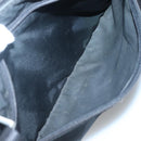 PRADA Shoulder Bag Nylon Black Silver Auth 124420-24