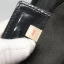 PRADA Shoulder Bag Nylon Black Silver Auth 124420-12