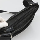 PRADA Shoulder Bag Nylon Black Silver Auth 124420-6