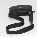 PRADA Shoulder Bag Nylon Black Silver Auth 124420-7