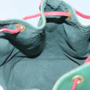 LOUIS VUITTON Epi Petit Noe Shoulder Bag Bicolor Green Red M44147 LV Auth 124434-19