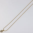 Christian Dior Necklace metal Gold Auth 124442-4