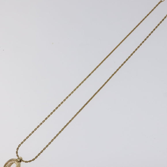 Christian Dior Necklace metal Gold Auth 124444