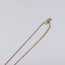 Christian Dior Necklace metal Gold Auth 124445-5