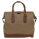 GUCCI Micro GG Supreme Boston Bag PVC Beige Gold 012 024 0467 45 Auth 124459-2