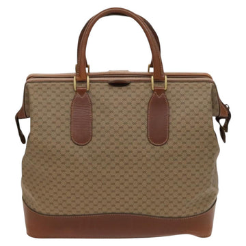 GUCCI Micro GG Supreme Boston Bag PVC Beige Gold 012 024 0467 45 Auth 124459 - 0