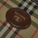 Burberrys Nova Check Shoulder Bag Canvas Beige Gold Auth 124461-10