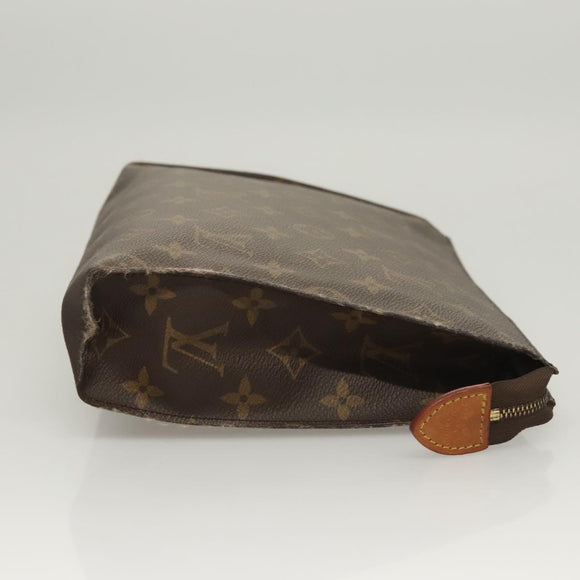 LOUIS VUITTON Monogram Poche Toilette 26 Pouch M47542 LV Auth 124470