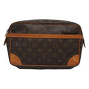 LOUIS VUITTON Monogram Compiegne 28 Clutch Bag M51845 LV Auth 124471-13