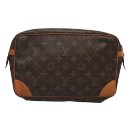 LOUIS VUITTON Monogram Compiegne 28 Clutch Bag M51845 LV Auth 124471 - 0