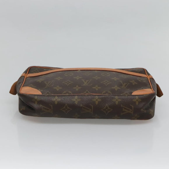 LOUIS VUITTON Monogram Compiegne 28 Clutch Bag M51845 LV Auth 124471