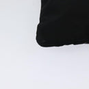 PRADA Shoulder Bag Nylon Black Silver Auth 124484-16