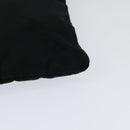 PRADA Shoulder Bag Nylon Black Silver Auth 124484-17