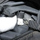 PRADA Shoulder Bag Nylon Black Silver Auth 124484-12