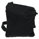 PRADA Shoulder Bag Nylon Black Silver Auth 124484-2