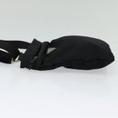 PRADA Shoulder Bag Nylon Black Silver Auth 124484-3