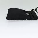 PRADA Shoulder Bag Nylon Black Silver Auth 124484-4