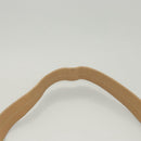 BVLGARI Shoulder Bag Leather Beige Gold Auth 124489-9