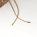 BVLGARI Shoulder Bag Leather Beige Gold Auth 124489-11