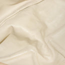 BVLGARI Shoulder Bag Leather Beige Gold Auth 124489-12