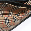 Burberrys Shoulder Bag Leather Black Gold Auth 124499-17