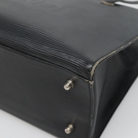 FENDI Shoulder Bag Leather Black Auth 124503