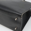 FENDI Shoulder Bag Leather Black Auth 124503-12