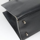 FENDI Shoulder Bag Leather Black Auth 124503-13