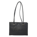 FENDI Shoulder Bag Leather Black Auth 124503-13