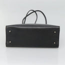 FENDI Shoulder Bag Leather Black Auth 124503-9
