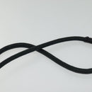 CHANEL Matelasse Mademoiselle Shoulder Bag Lamb Skin Black Gold CC Auth 124522-8