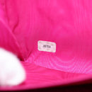 CHANEL COCO Mark Clutch Bag Caviar Skin Pink Gold CC Auth 124523V-21