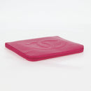 CHANEL COCO Mark Clutch Bag Caviar Skin Pink Gold CC Auth 124523V-6