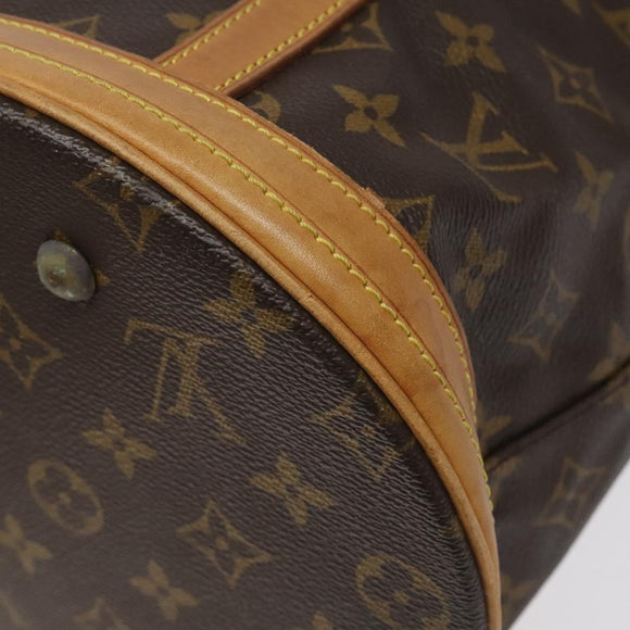 LOUIS VUITTON Monogram Bucket GM Shoulder Bag M42236 LV Auth 124532