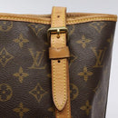 LOUIS VUITTON Monogram Bucket GM Shoulder Bag M42236 LV Auth 124532-10