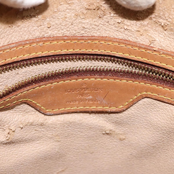 LOUIS VUITTON Monogram Bucket GM Shoulder Bag M42236 LV Auth 124532