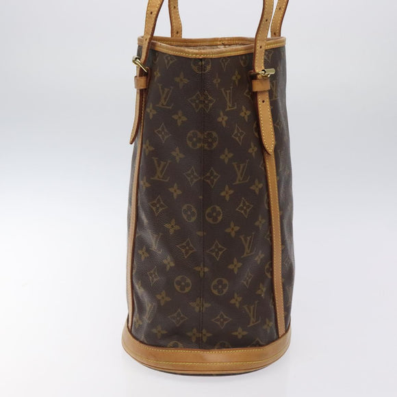 LOUIS VUITTON Monogram Bucket GM Shoulder Bag M42236 LV Auth 124532