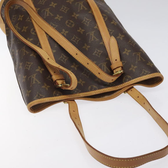 LOUIS VUITTON Monogram Bucket GM Shoulder Bag M42236 LV Auth 124532